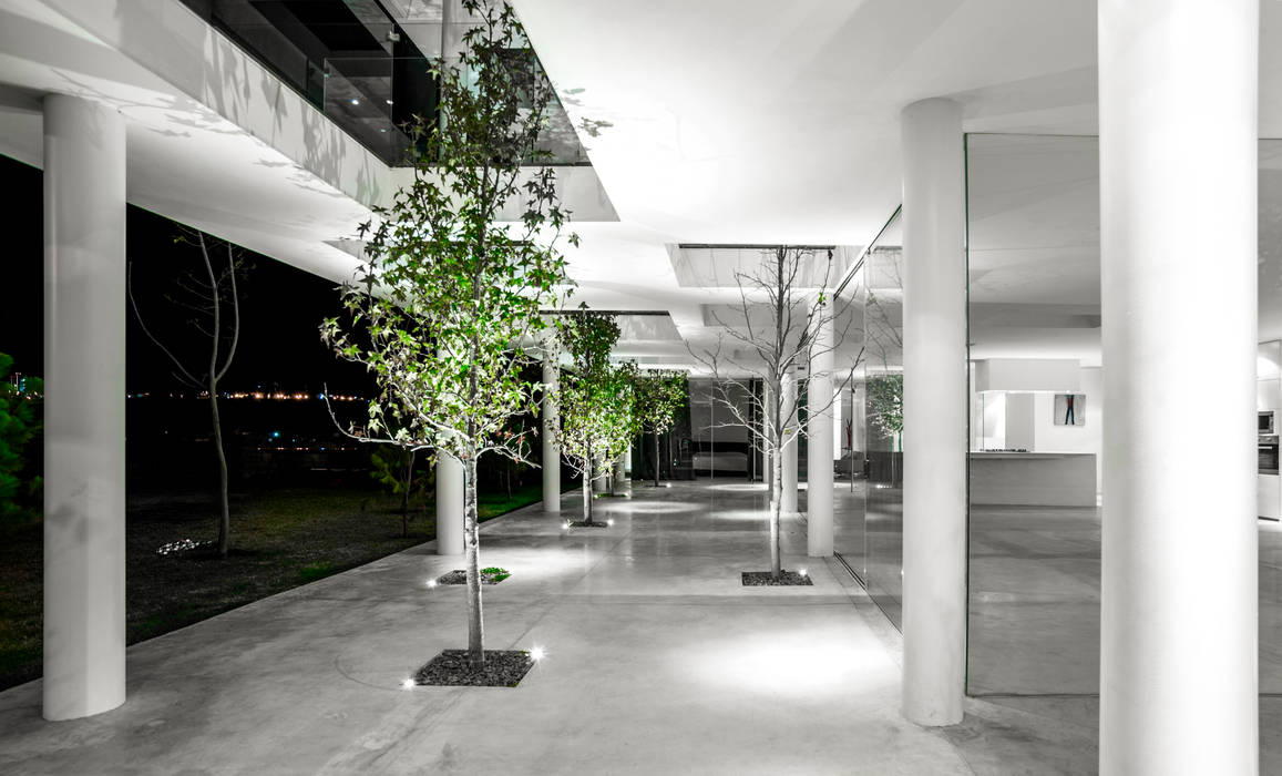 Casa JH, HW Studio Arquitectos HW Studio Arquitectos Commercial spaces Limestone Office buildings