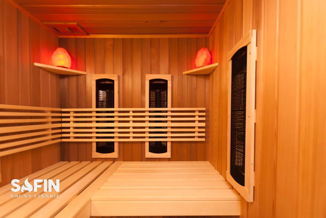 Sauna z cedru kanadyjskiego, Safin Safin Salle de bain moderne