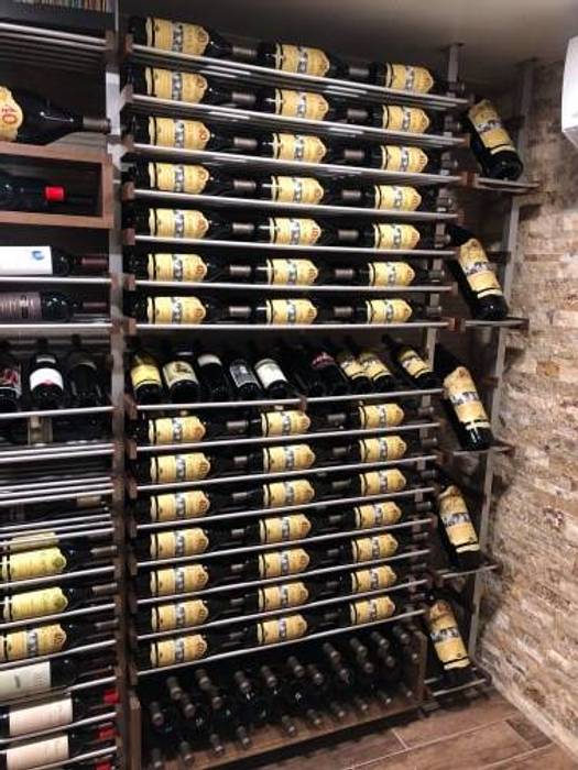 Residential Wine Cellar in NY, Millesime Wine Racks Millesime Wine Racks Modern wine cellar