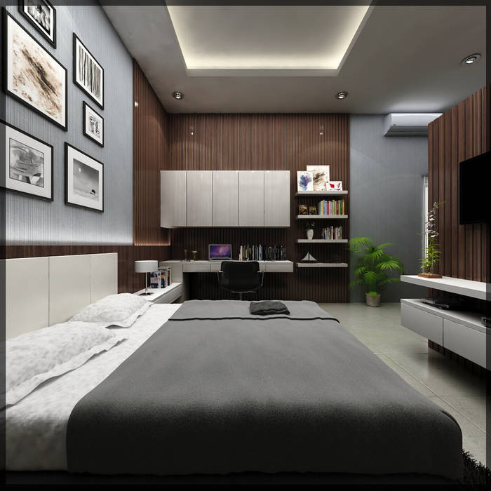 interior kamar anak di jl. patiunus raya, semarang, SUKAM STUDIO SUKAM STUDIO Kamar Tidur Minimalis