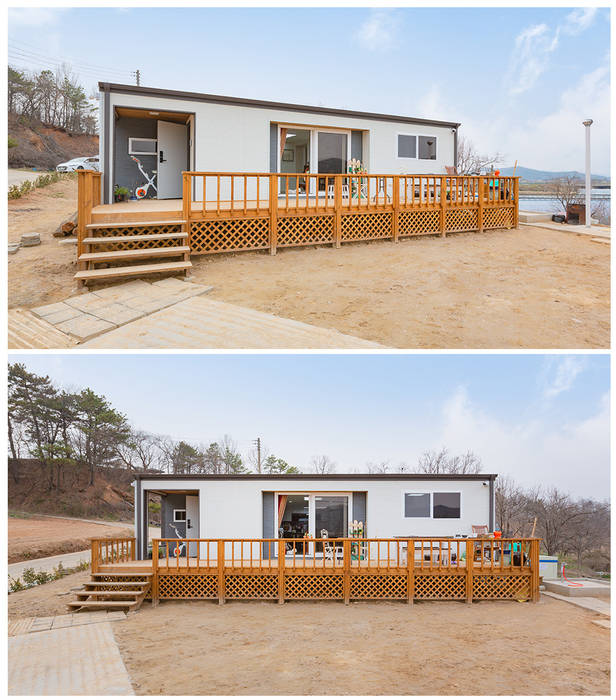 정겨움이 묻어나는 집, 공간제작소(주) 공간제작소(주) Prefabricated home