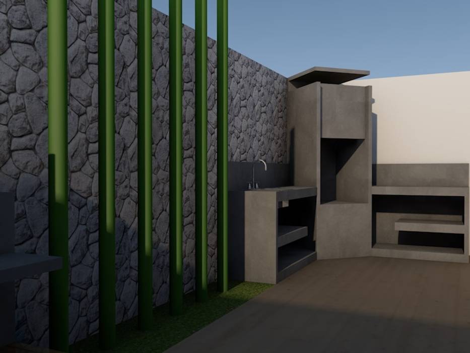 Minimalist Balcony Veranda Terrace By Artiphise Minimalist Concrete Homify homify