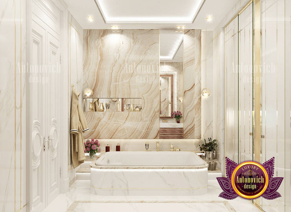 Rich Grand Home Bathroom Design, Luxury Antonovich Design Luxury Antonovich Design
