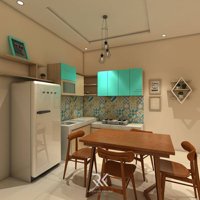 Desain Dapur Mr. Ruli - Kutoarjo, RK Interior Design RK Interior Design Cocinas pequeñas