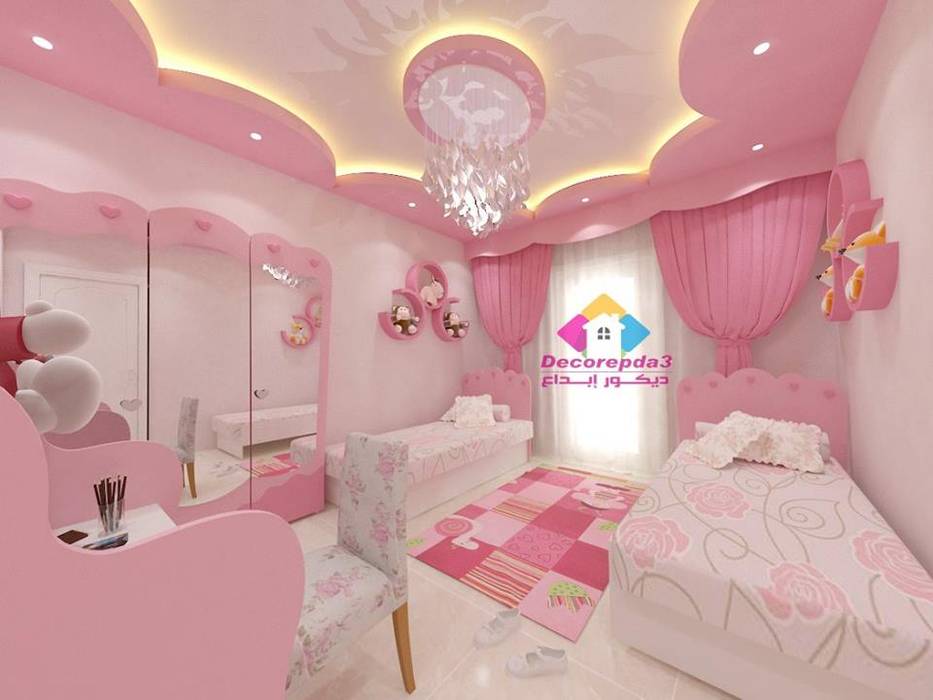 homify Quartos das meninas