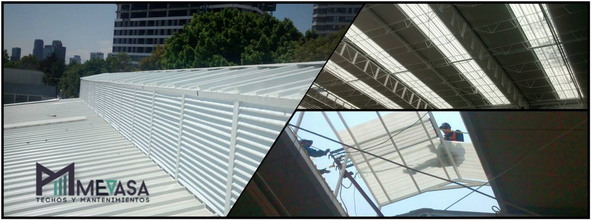 Cubierta Panel | Restaurante "El Pinche Gringo" - Anahuac, CDMX, Techos y Mantenimientos | Mevasa Comercializadora Techos y Mantenimientos | Mevasa Comercializadora Gable roof میٹل