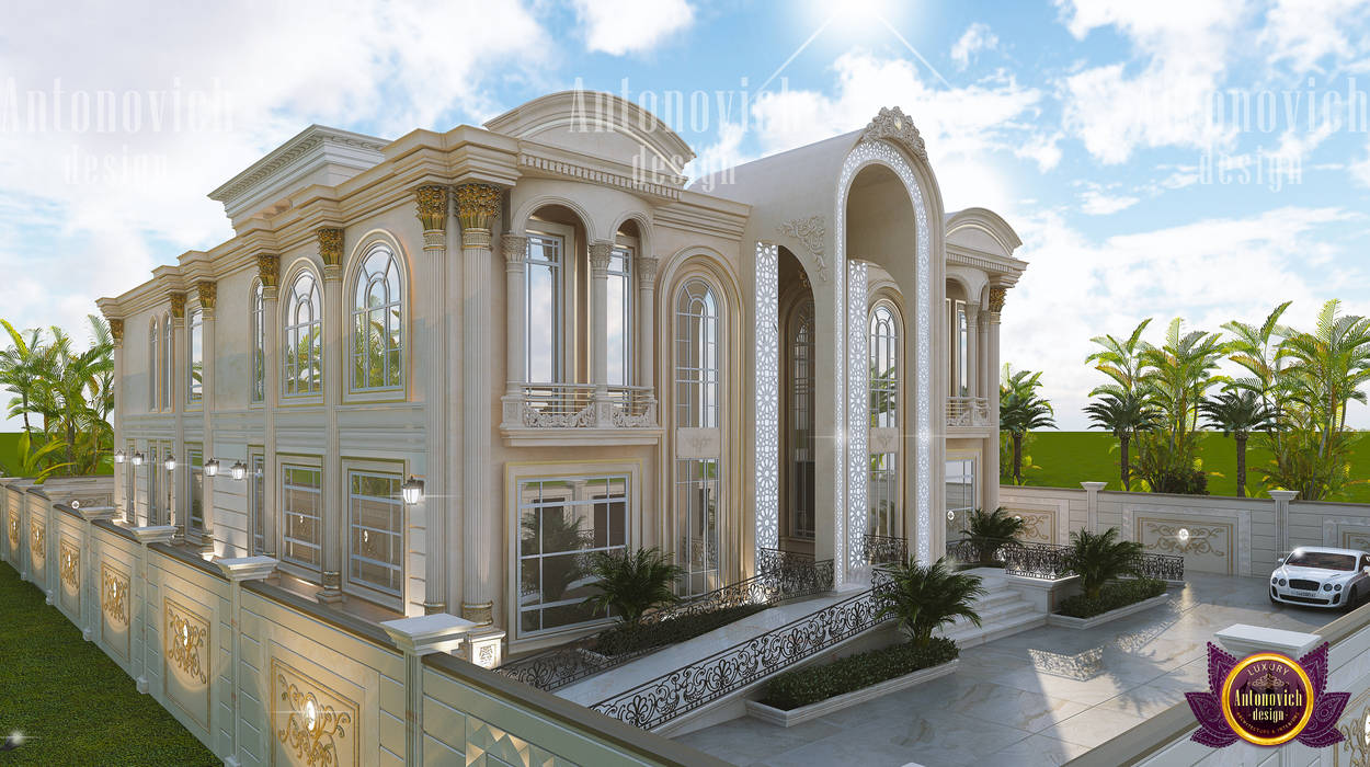 Exterior Elegant Design With Neoclassic touch, Luxury Antonovich Design Luxury Antonovich Design