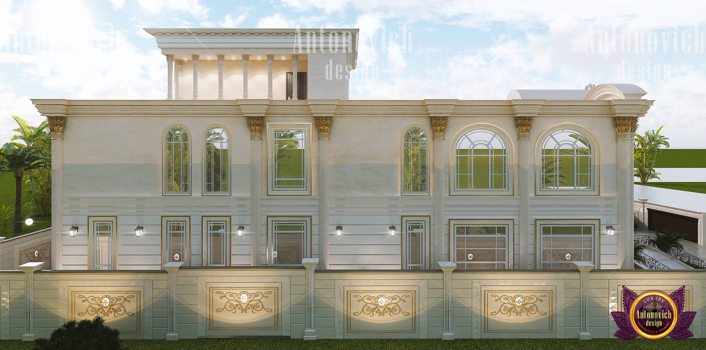 Exterior Elegant Design With Neoclassic touch, Luxury Antonovich Design Luxury Antonovich Design
