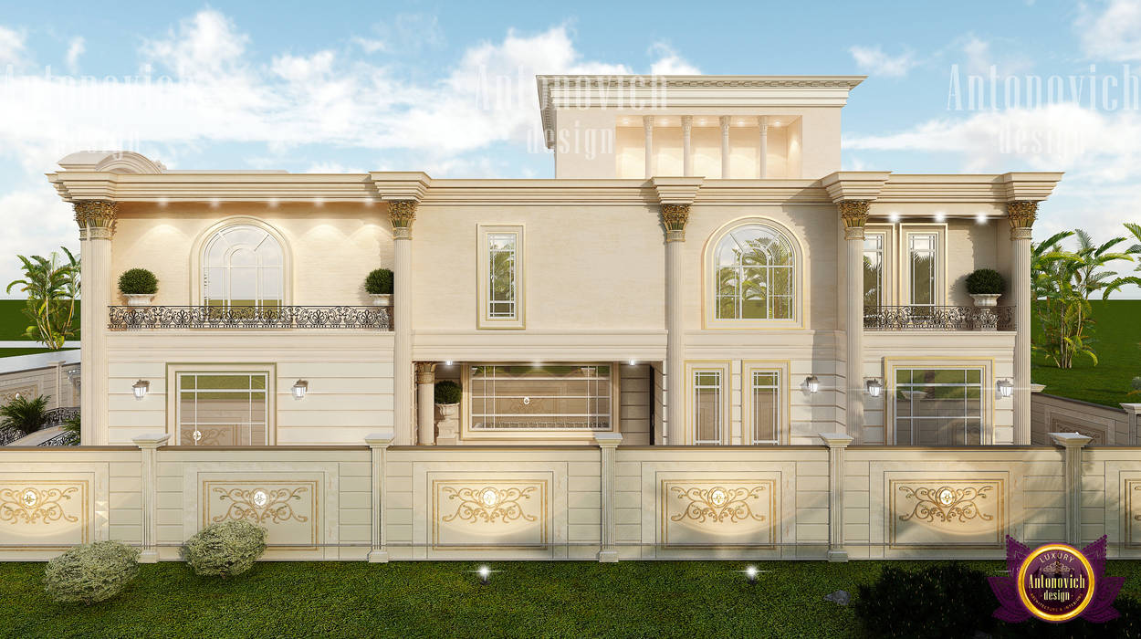 Exterior Elegant Design With Neoclassic touch, Luxury Antonovich Design Luxury Antonovich Design