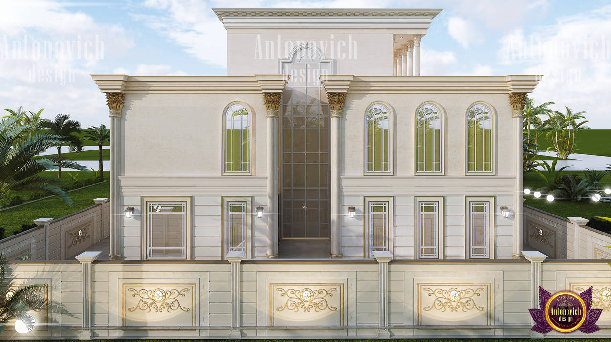 Exterior Elegant Design With Neoclassic touch, Luxury Antonovich Design Luxury Antonovich Design