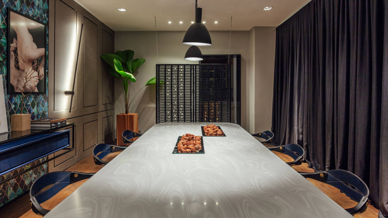 A Sala de Jantar, Johnny Thomsen Arquitetura e Design Johnny Thomsen Arquitetura e Design Modern Yemek Odası