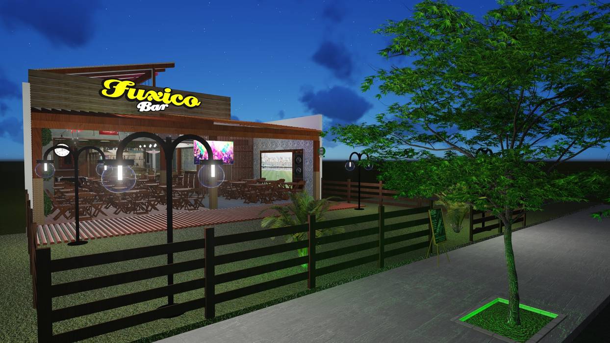 Fuxico Bar - Limeira/SP, 88 Arquitetura 88 Arquitetura พื้นที่เชิงพาณิชย์ บาร์และคลับ