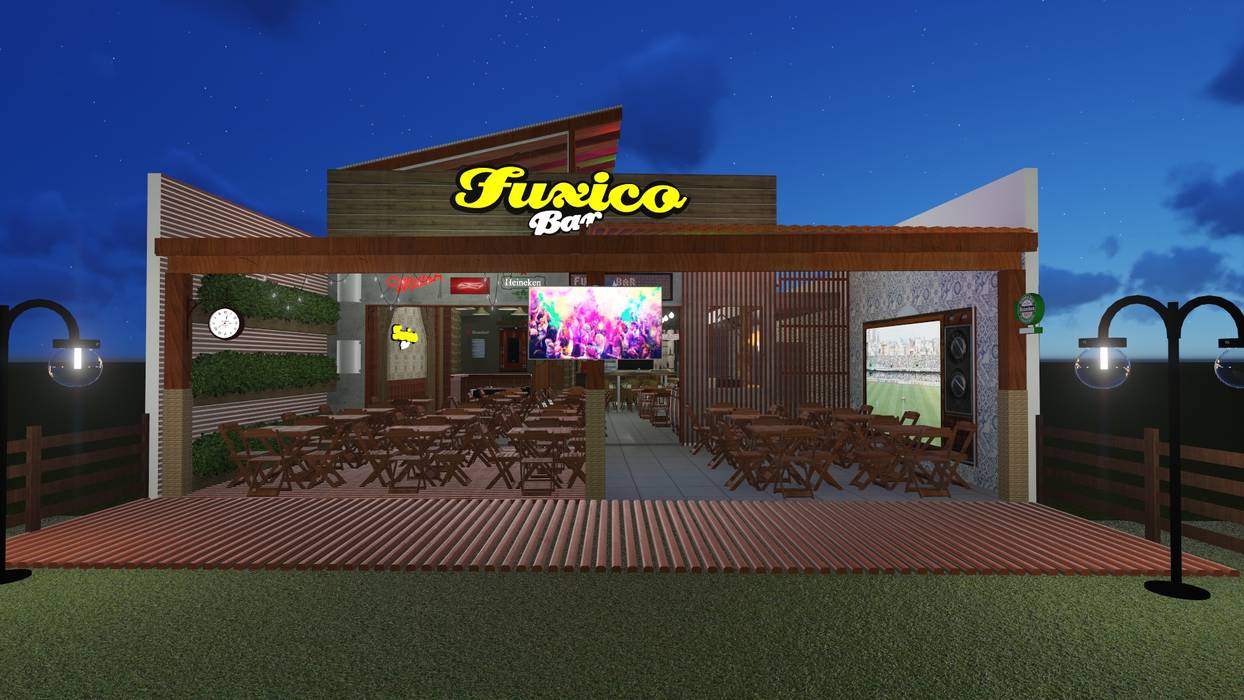 Fuxico Bar - Limeira/SP, 88 Arquitetura 88 Arquitetura Commercial spaces Bars & clubs