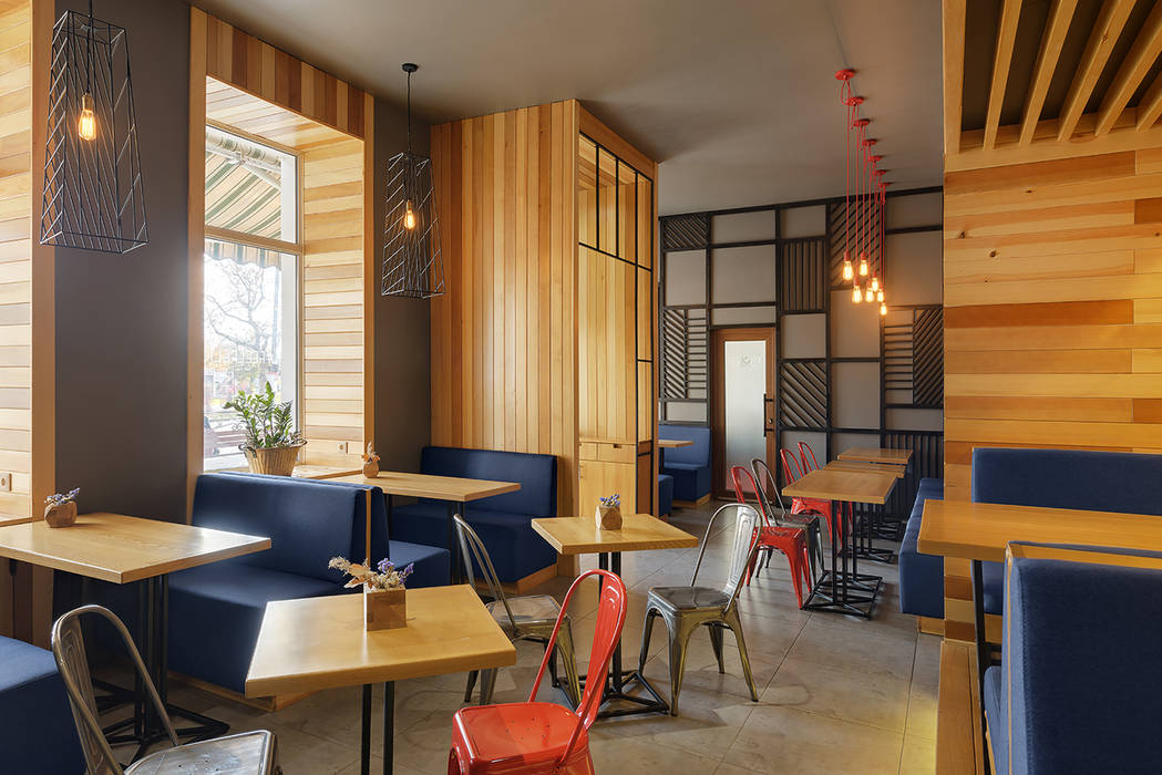 FELICITA' city cafe, YUDIN Design YUDIN Design Коммерческие помещения Бары и клубы