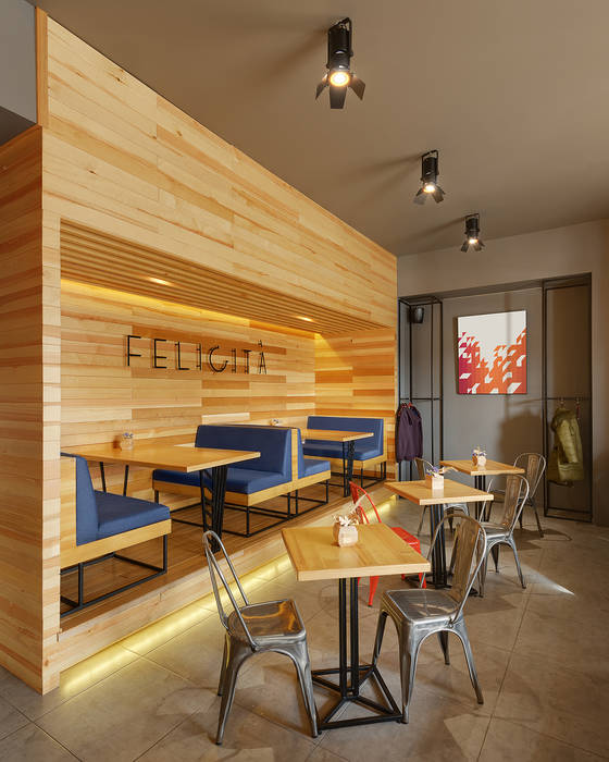 FELICITA' city cafe, YUDIN Design YUDIN Design Commercial spaces Bars & clubs