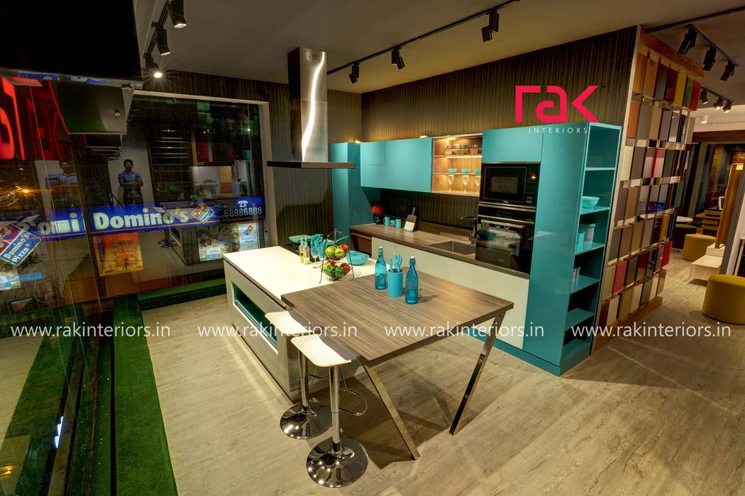 Kitchen interior RAK Interiors Modern kitchen Cabinets & shelves