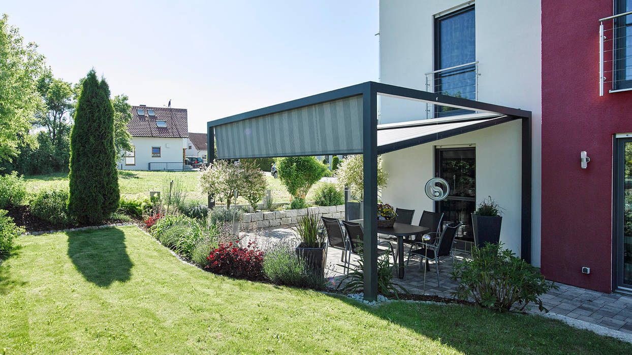 Moderne Design-Markisen für optimalen Sonnenschutz, Markisen Zanker im Raum Stuttgart Markisen Zanker im Raum Stuttgart Jardins modernos