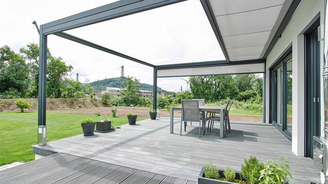 Moderne Design-Markisen für optimalen Sonnenschutz, Markisen Zanker im Raum Stuttgart Markisen Zanker im Raum Stuttgart Balcones y terrazas de estilo moderno