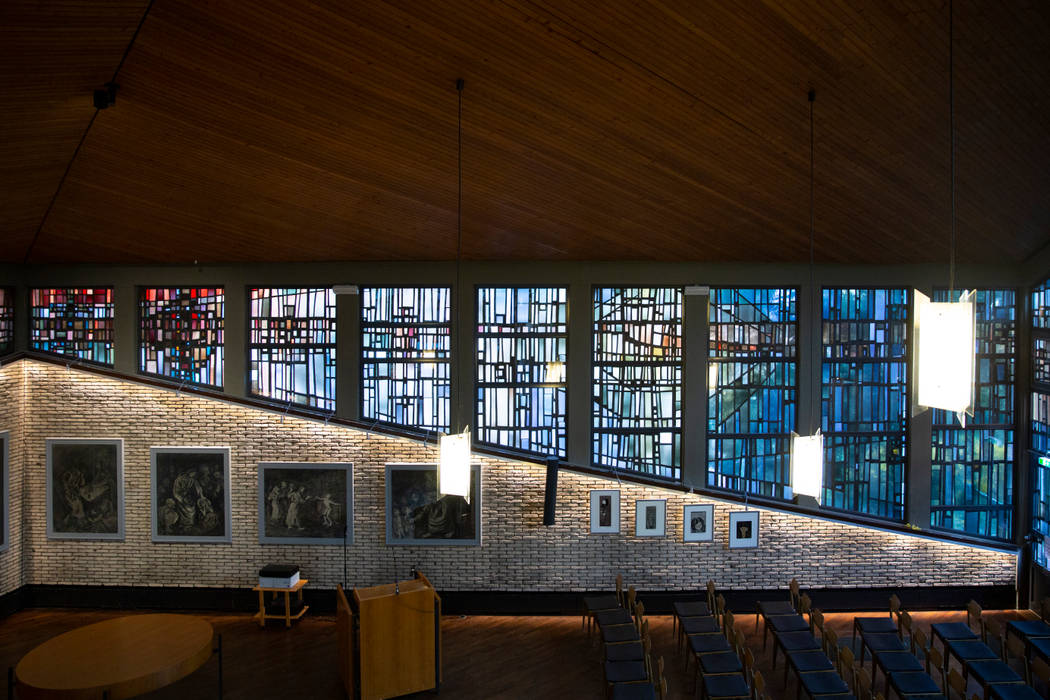 Akzentbeleuchtung einer Kirche, Moreno Licht mit Effekt - Lichtplaner Moreno Licht mit Effekt - Lichtplaner Powierzchnie handlowe Muzea