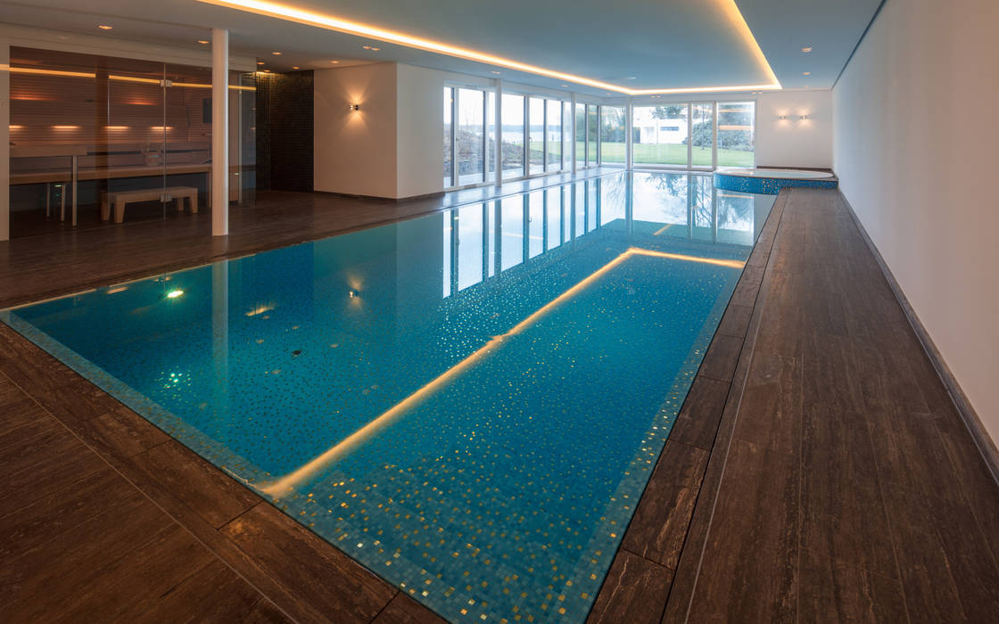 Hakan Ertuğrul Özel Villa Havuzu, Çilek Spa Design Çilek Spa Design Kolam renang infinity Keramik