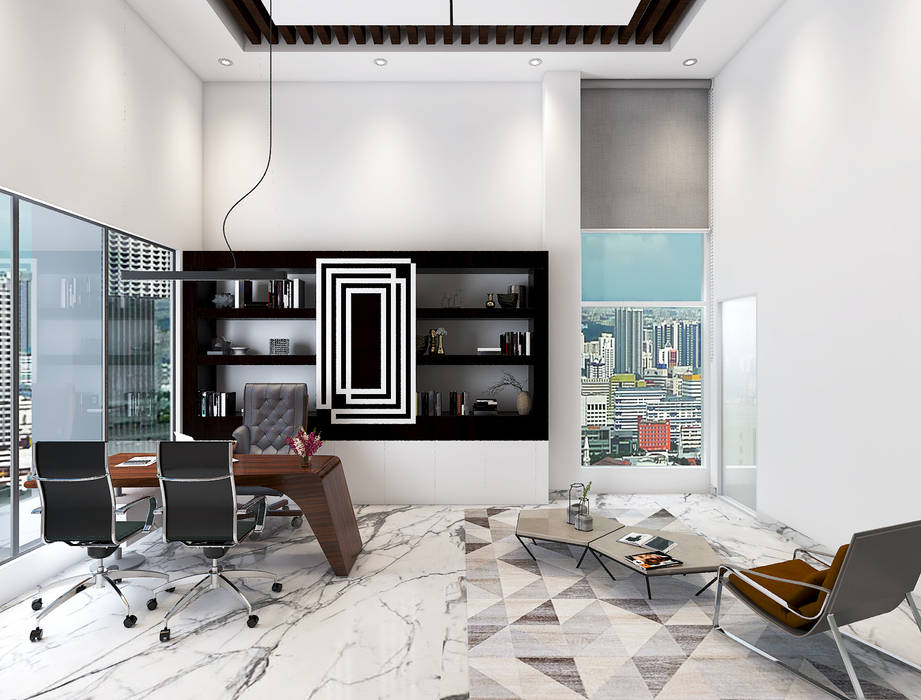 Modern Design Manager Cabin Modern Study Office By Rhythm And