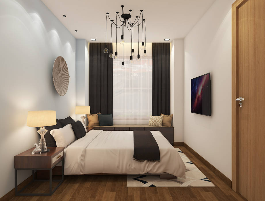 Bedroom Design In Scandinavian Minimalistic Style