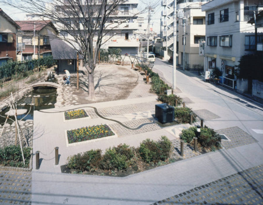 辻のある公園, 西島正樹／プライム一級建築士事務所 西島正樹／プライム一級建築士事務所 アプローチ