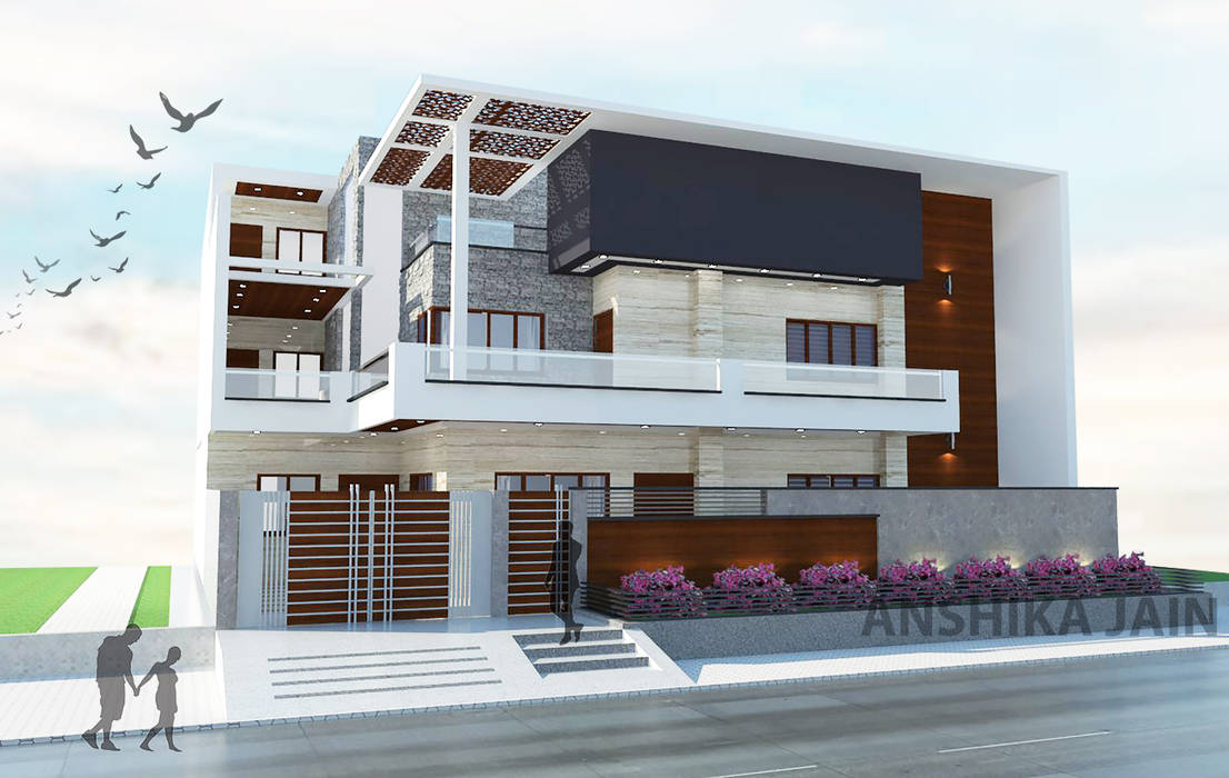 Residence Elevation Inaraa Designs Bungalow