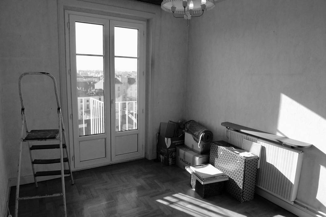 Rénovation et optimisation d'un appartement avec vue panoramique sur Lyon, Fables de murs Fables de murs