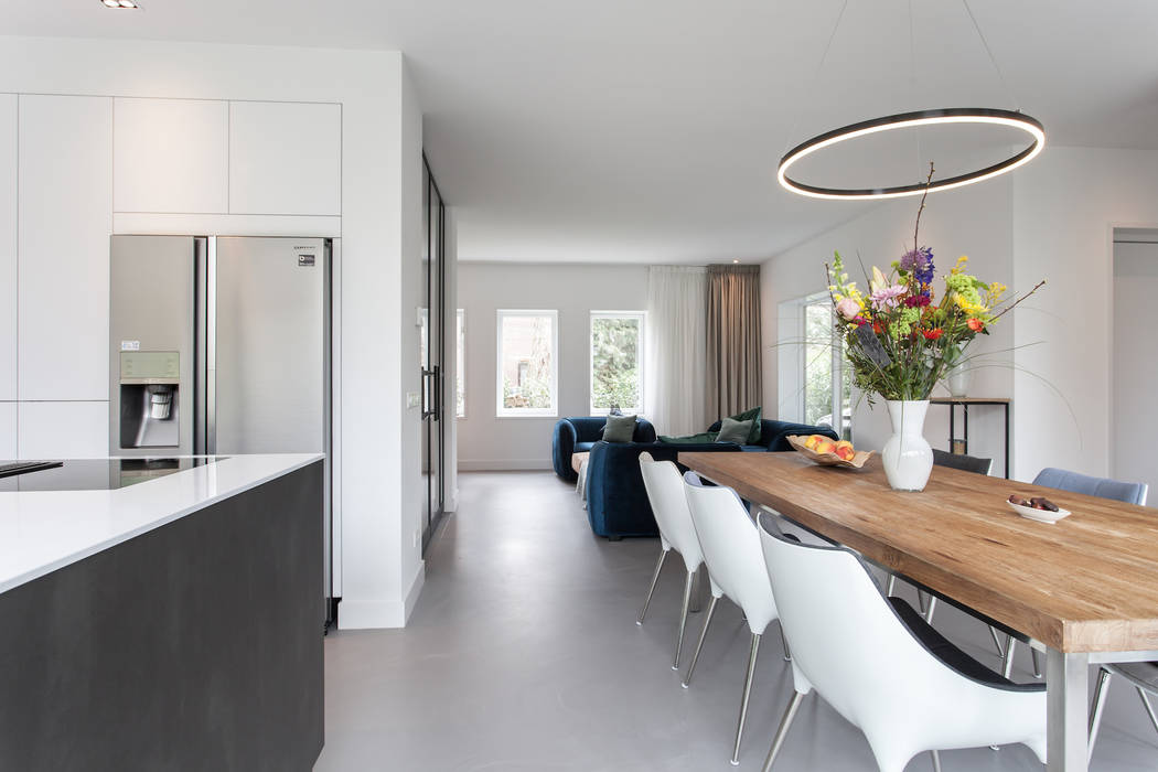 Verbouwing villa, Bob Romijnders Architectuur + Interieur Bob Romijnders Architectuur + Interieur Modern dining room