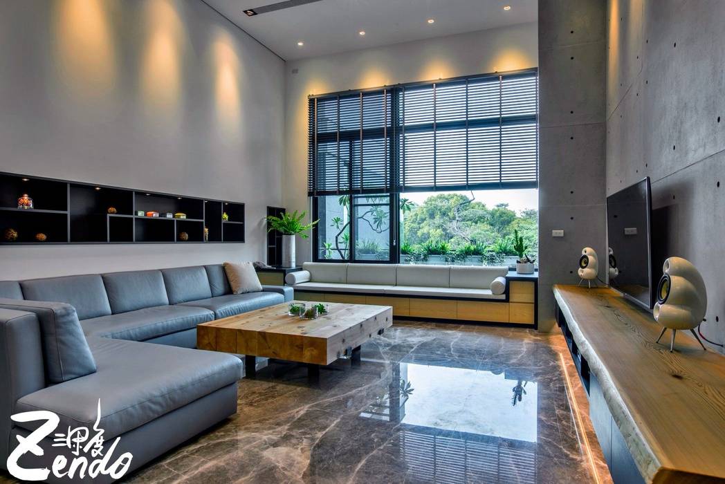 夏木漱石, Zendo 深度空間設計 Zendo 深度空間設計 Minimalist living room