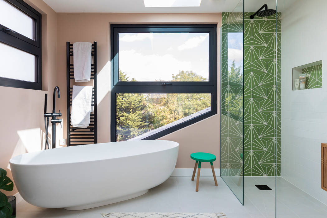 Loft Conversion Bathroom Urbanist Architecture Modern Bathroom loft bathroom,modern,eclectic