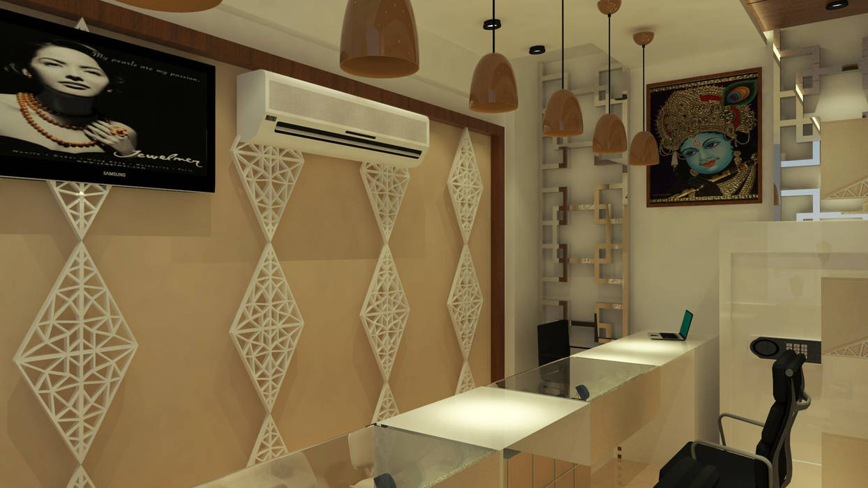 Jewelry Shop (Interior project), Inaraa Designs Inaraa Designs Стіни Настінні та підлогові покриття
