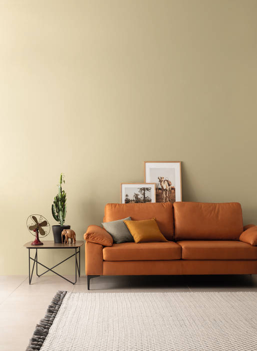 Designfarbe Vertraumtes Wustengelb Mediterrane Wohnzimmer Von