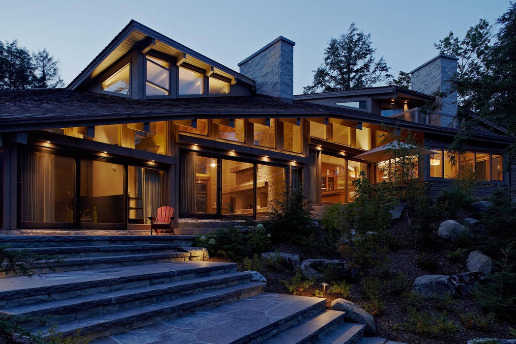 Contemporary Cottages in Ontario, Trevor McIvor Architect Inc Trevor McIvor Architect Inc Rumah Modern