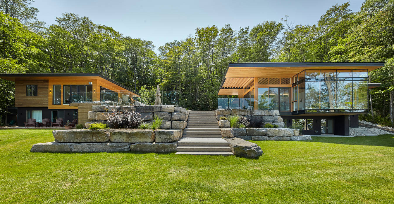 Contemporary Cottages in Ontario, Trevor McIvor Architect Inc Trevor McIvor Architect Inc Modern houses