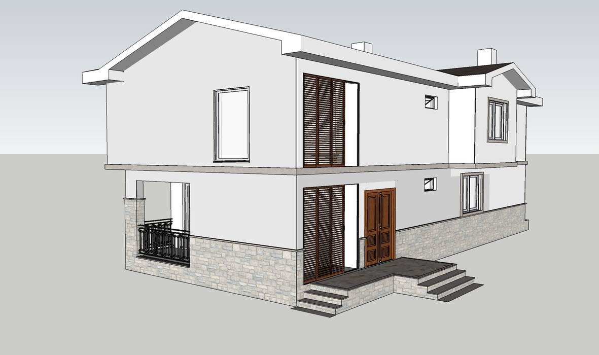 MİM104 MUĞLA, MİMPERA MİMPERA Mediterranean style house Stone