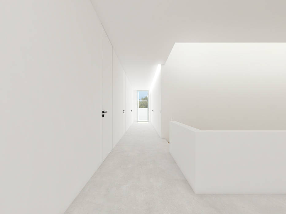 Interiores Hall homify Corredores, halls e escadas minimalistas