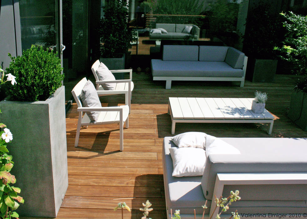 CASCINA M - Home design - Guardamiglio, VANDA VANDA Aziatische balkons, veranda's en terrassen