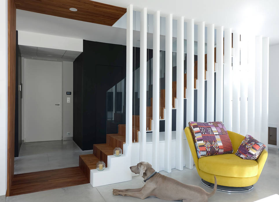 Casa para Eco - 1ª Vivienda Passivhaus de la Región de Murcia, Zink Arquitectura Zink Arquitectura Escaleras