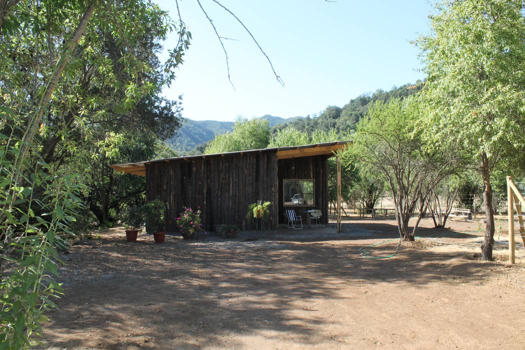 Fachada Casa Bosque L2 Arquitectura Casas ecológicas Madera Acabado en madera