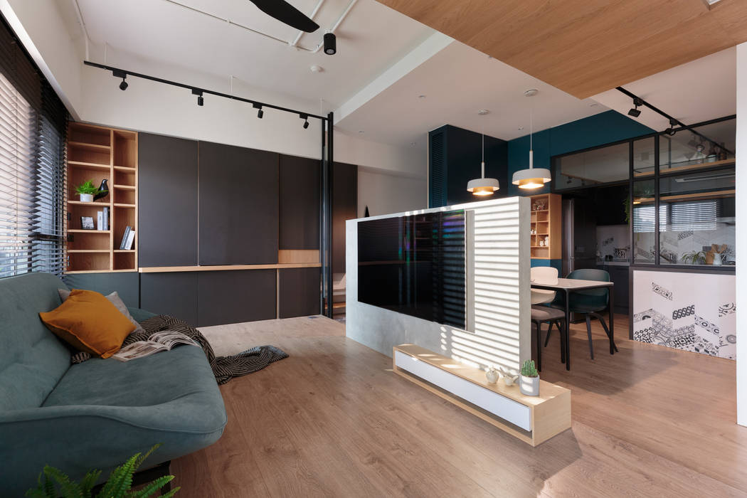 沉靜北歐宅, Moooi Design 驀翊設計 Moooi Design 驀翊設計 Scandinavian style living room