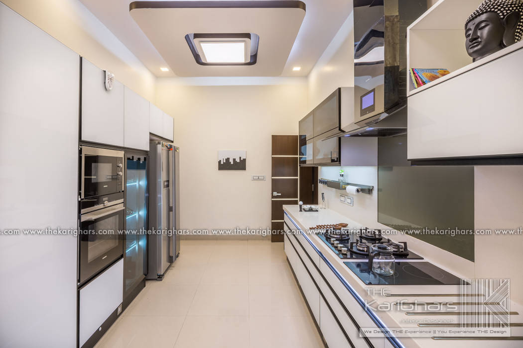 Kitchen Designs , The KariGhars The KariGhars مطبخ ذو قطع مدمجة