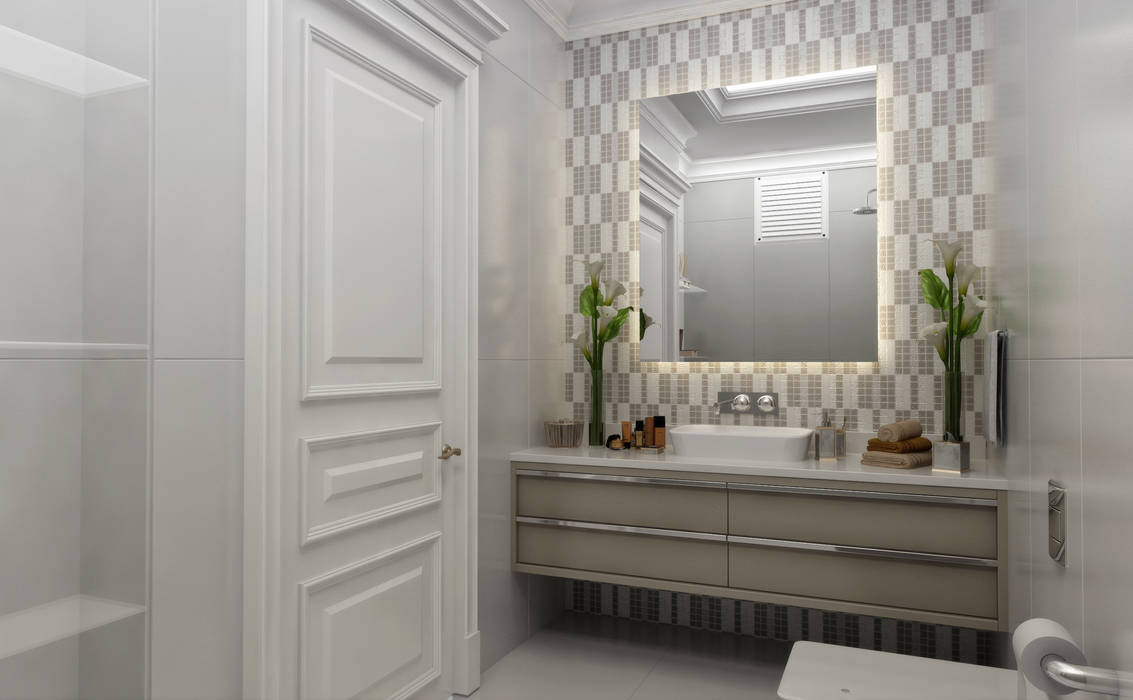 Banyo - 1 / Bilgah Villa Sia Moore Archıtecture Interıor Desıgn Eklektik Banyo Seramik saray tasarım,3d konsept