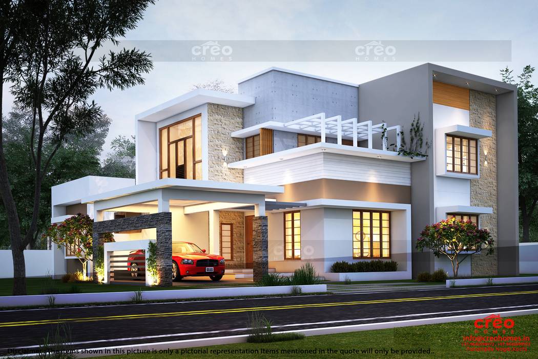 Best Home Designers In Kochi, Creo Homes Pvt Ltd Creo Homes Pvt Ltd Casas de estilo asiático