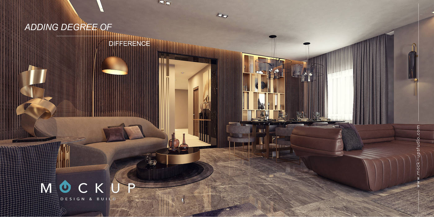 مدينة الشروق - القاهرة - مصر, Mockup studio Mockup studio Modern living room