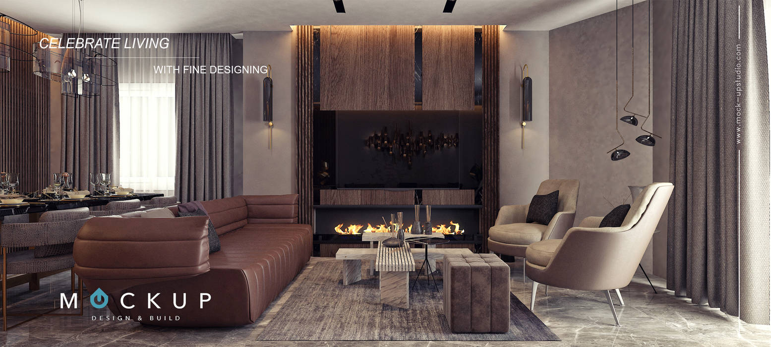 مدينة الشروق - القاهرة - مصر, Mockup studio Mockup studio Living room