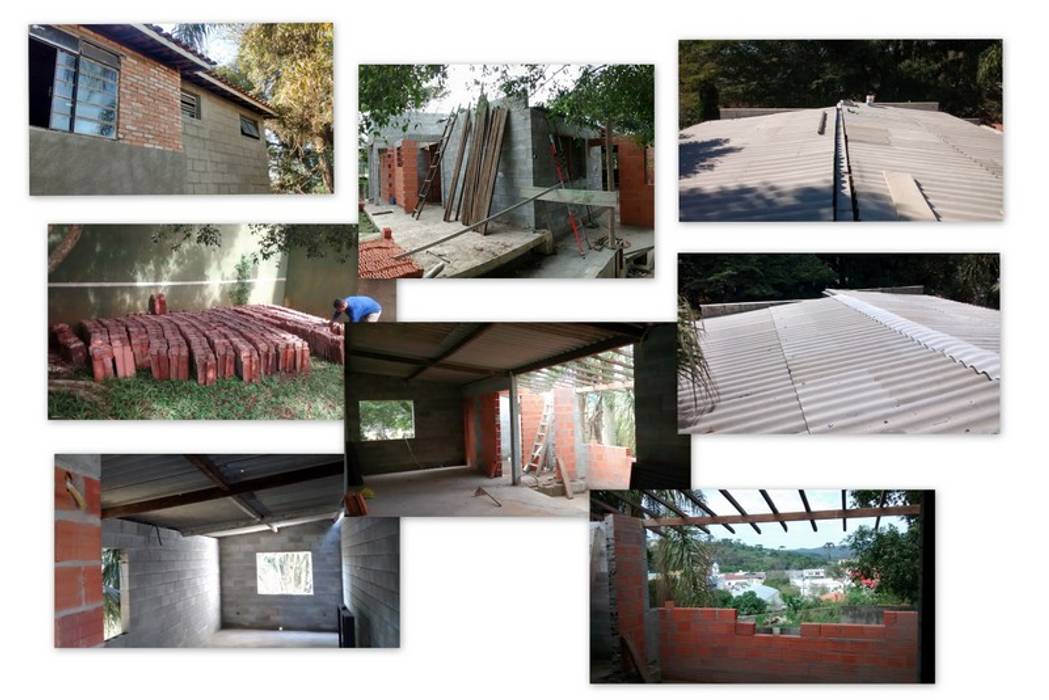 construção de vila de casas com reaproveitamento de materiais, ARQMPC - arquiteto Marcelo Corrêa ARQMPC - arquiteto Marcelo Corrêa Petites maisons
