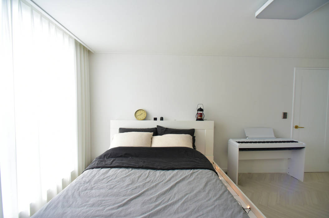 향남 우미린아파트 34PY, 누보인테리어디자인 누보인테리어디자인 Modern Bedroom