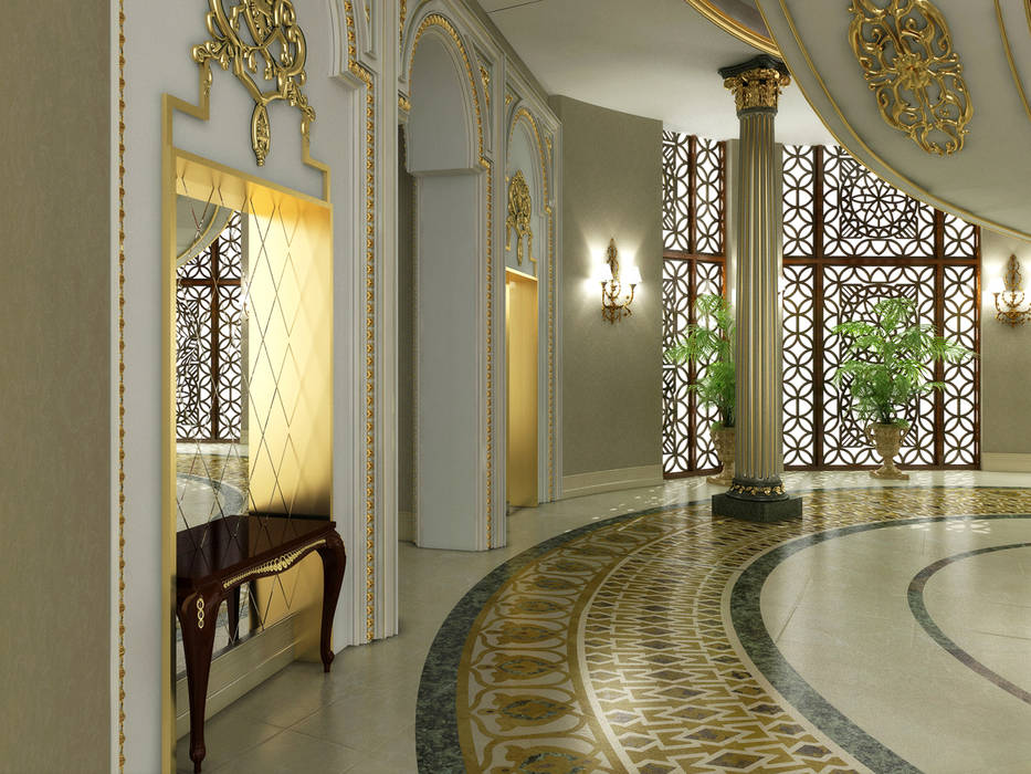 Corridor / Pearl Palace Sia Moore Archıtecture Interıor Desıgn Коридор Мармур best design,special design